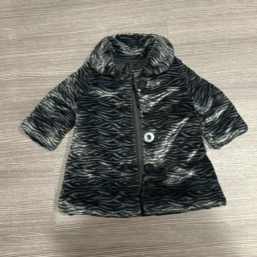 Calvin Klein fur coat baby girl